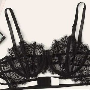 Lace Black Sheer Bra